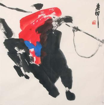 老賈 套馬圖