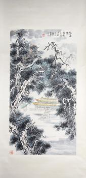 張登堂 山水