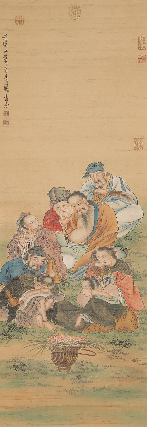 千美會(huì)|2026夏季拍賣第五次唐物セレクション陳洪綬絹本人物圖畫