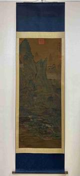 趙孟頫 春山泛舟圖