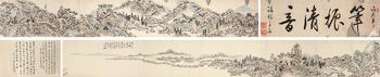 王宸(1720-1797) 溪山無(wú)盡圖