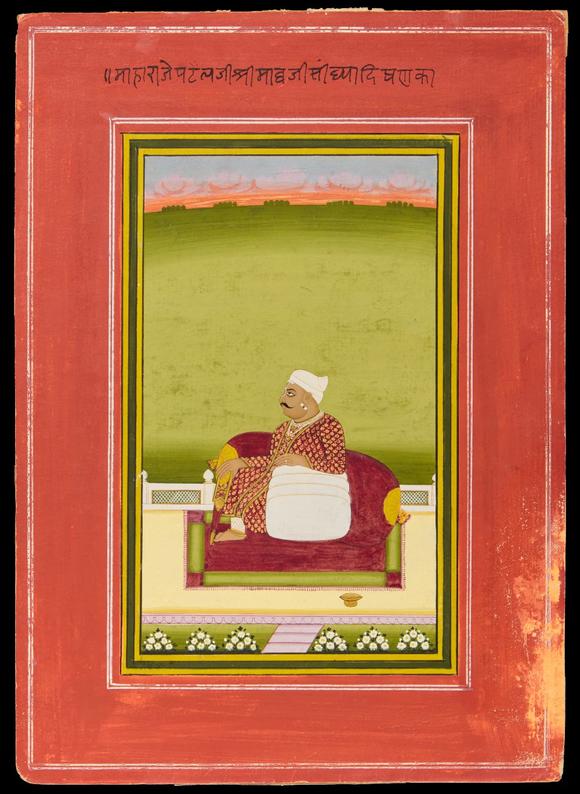 RoseberysA seated portrait of a ruler : probably Mahadji Scindia,?
Possibly