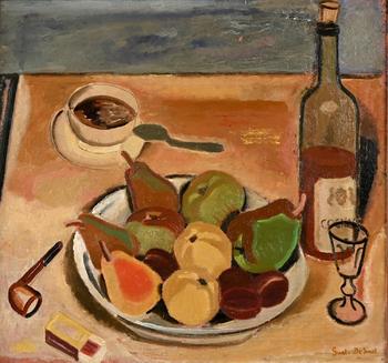 Gust De Smet (1934): painting (o/c) \