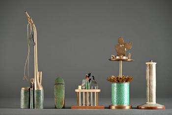 Collection of five objects: including three made o…