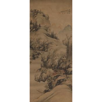 梅道人 山水