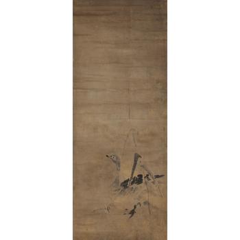 明 佚名 蘆雁圖