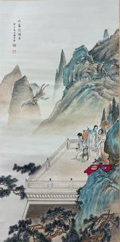 陳少梅 吹蕭引鳳圖