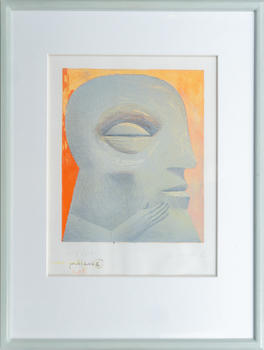 Horst Antes (Heppenheim 1936). Head.