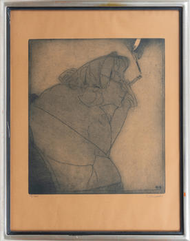 Volker Sammet (Stuttgart 1941 - Plochingen 2021). The smoker.