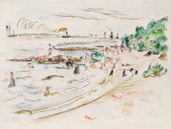 Ivo Hauptmann (Erkner 1886 - Hamburg 1973). Bathers.