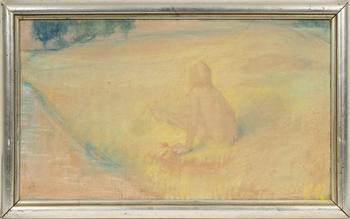 Ludwig von Hofmann (Darmstadt 1861 - Dresden 1945). Idyl.