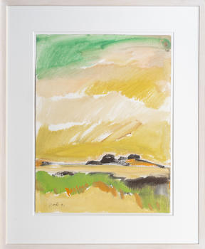 Siegward Sprotte (Potsdam 1913 - Kampen/Sylt 2004). Yellow Sky.