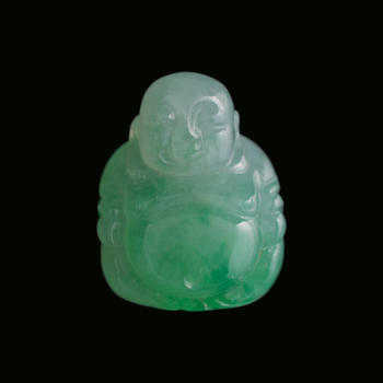 翡翠雕彌勒佛  A Chinese jadeite carving of Maitreya Buddha
