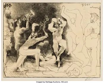 Pablo Picasso (1881-1973) La danse des faunes, 1