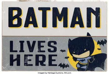 Group of (6) Batman Memorabilia and Decor, Perso