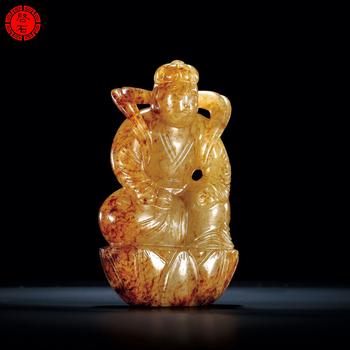 明 蓮花座佛像