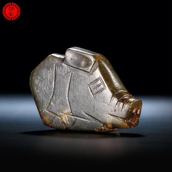 明 豬形佩