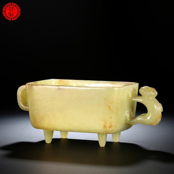 北京啟石|北京啟石 2026春季文物藝術(shù)品拍賣會(huì)明 猴柄四足馬槽爐（帶木座）