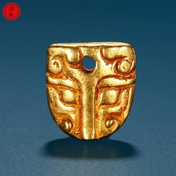 明 金獸面