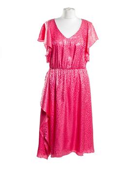 Emporio Armani.?

A brand new fuchsia leopard print midi dress, S