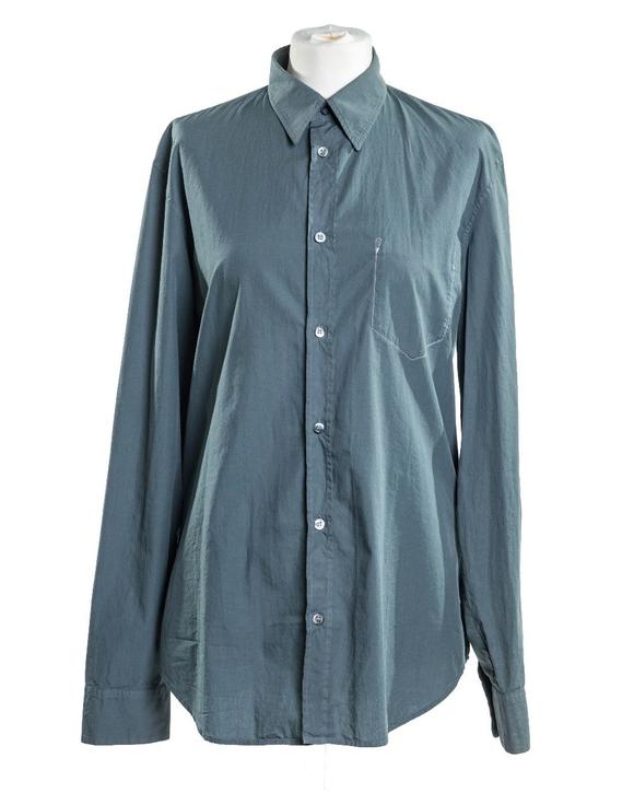 RoseberysMaison Margiela.?

Men's olive green buttoned shirt, MM10-2019, 1
