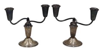 STERLING. Pair of Newport Weighted Sterling