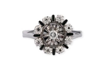 RUNDER DIAMANT RING