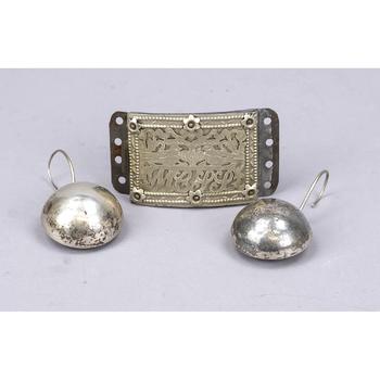 Pair of traditional earrings and th