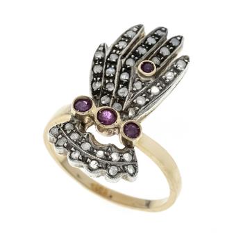 Figurative diamond rose ring GG 500