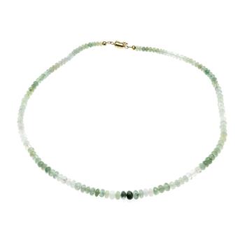 Aquaprase Necklace, 925/000 silver,