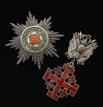 Vatican, Ordre Equestre du Saint-Sépulcre de Jérusalem, recréé en 1847, ensemble de Grand Officier