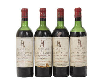 Ch. Latour, 1961, Pauillac, 1er grand cru classé, 4 bts
