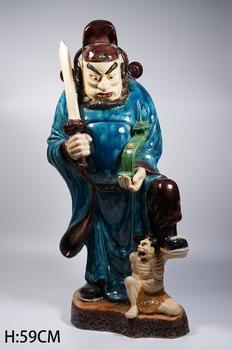 琺鏵彩鍾馗擺件