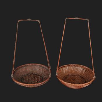 細(xì)編竹籃兩個(gè)