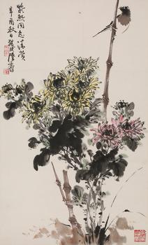 枝頭小鳥[藏家得自中國嘉德拍賣]