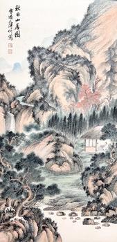 秋日山居圖
