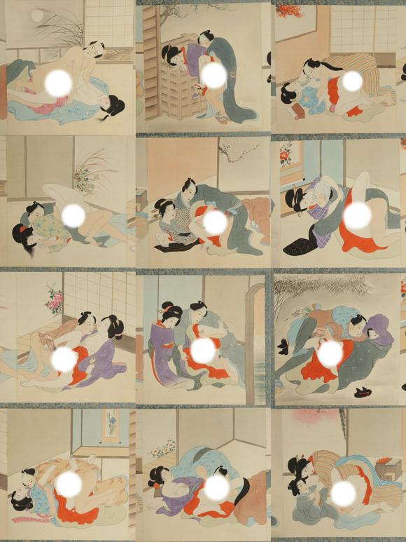 朱雀美術(shù)拍賣人物長(zhǎng)卷十二幅 僅限日本國(guó)內(nèi)運(yùn)輸