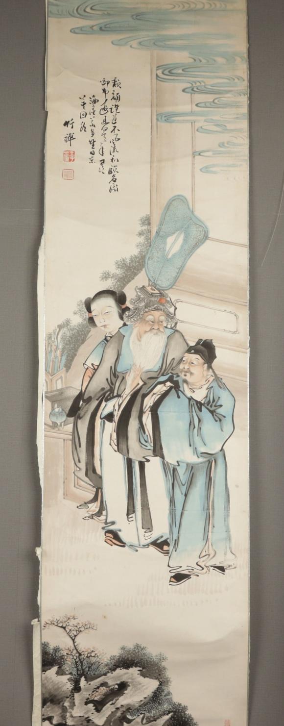 朱雀美術(shù)拍賣|朱雀美術(shù)拍賣第二十二回竹禪 人物