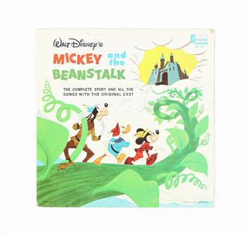 WALT DISNEY (1901-1966) – INSCRIBED AND SIGNED "MICKEY AND THE BEANSTALK" ALBUM