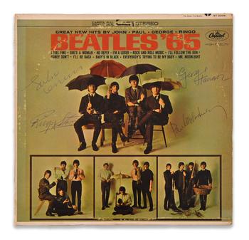 The Beatles - Signed Beatles '65 LP