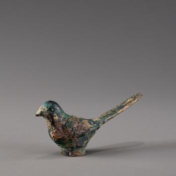 漢 青銅鳩杖首