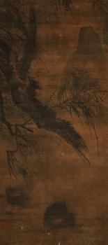 梁楷（宋）?柳溪寒煙