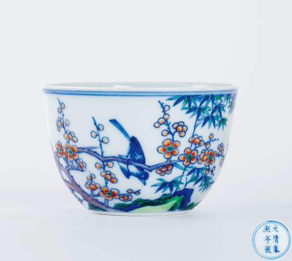 中鴻信|中鴻信2026春季拍賣(mài)會(huì)清康熙 斗彩喜鵲登梅圖杯