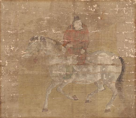 東京銀座（古美術(shù)宋磁）佚名  人馬圖