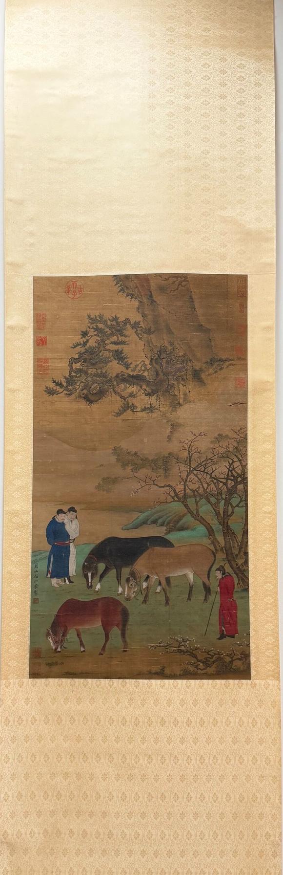 日本松町古美任仁發(fā) 閱馬圖