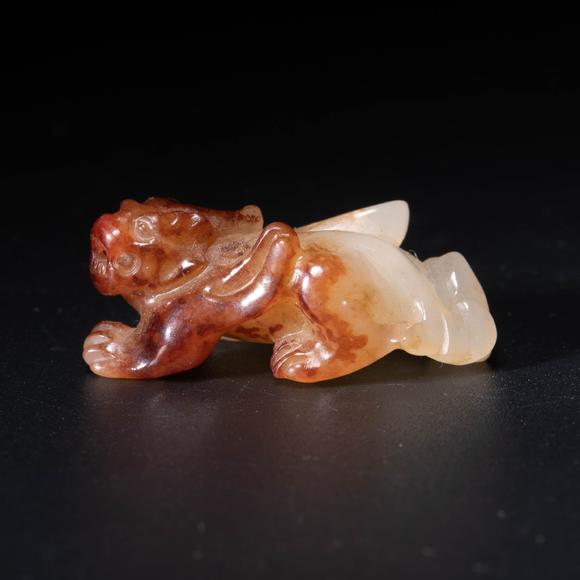 （和正堂株式會(huì)社）吉祥美術(shù)宋 紅沁玉獸