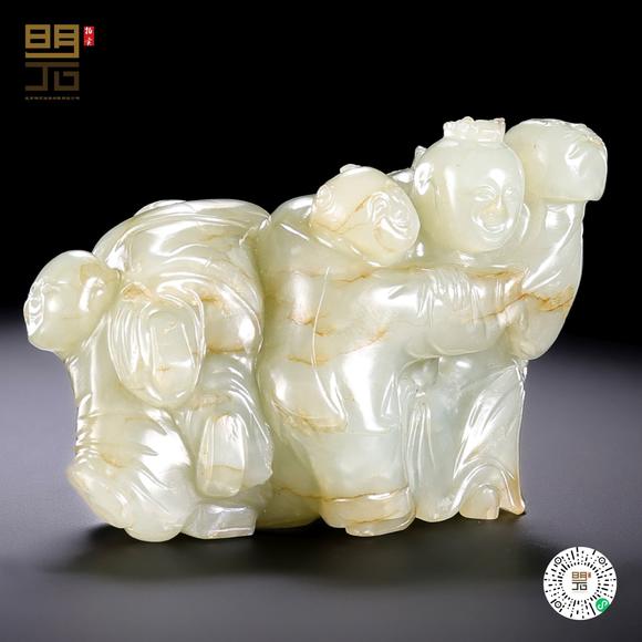 北京明石拍賣(mài)有限公司|北京明石2026春季拍賣(mài)會(huì)明 黃玉嬰戲擺件