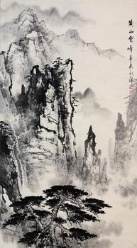 孫永舜（b.1943）　黃山雲(yún)峰　紙本立軸