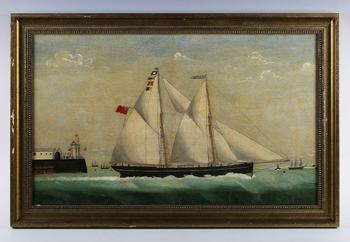 English Provincial School (19th century) - The Schooner Alabama, cat