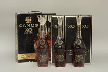 80年代 CAMUS XO 3支 原箱附